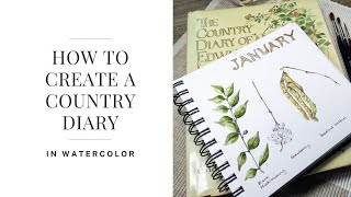 Artist Creates her Own Country Diary [upl. by Aniretake]