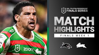 Panthers v Rabbitohs Match Highlights  Finals Week 1 2021  Telstra Premiership  NRL [upl. by Henrietta]