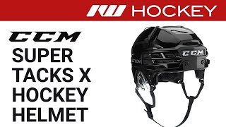 CCM Super Tacks X Helmet Review [upl. by Ycul]