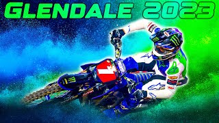 Supercross Flashback Glendale 2023 Triple Crown [upl. by Nahij]