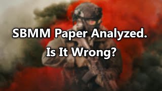 Activisions SBMM paper analyzed by scientific researcher [upl. by Kubetz]