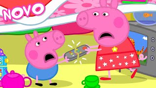 Peppa Pig Português Brasil  Peppa versus George  NOVO Contos da Peppa Pig [upl. by Anastasio]