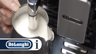 How to deliver steam with your DeLonghi Eletta Cappuccino ECAM 45760 Coffee Machine [upl. by Nelleyram]