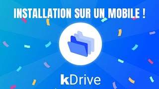 Installation de lapp KDRIVE sur mobile [upl. by Names]