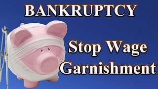 Bankruptcy How to stop garnishment and collect garnishment refunds [upl. by Raina]