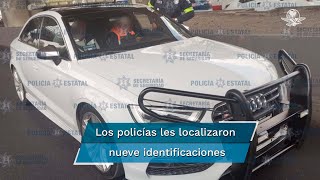 ¡Eran piratas Caen dos que se hacían pasar por policías con 190 mil en efectivo en Naucalpan [upl. by Anatniuq393]