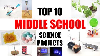 Top 10 Middle School Science Projects [upl. by Alexine]