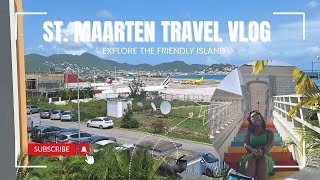 Solo Trip to Sint MaartenSt Martin  Island Tour  Maho Beach Experience [upl. by Tish]