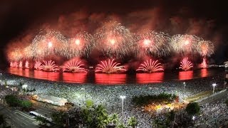 Reveillon Año Nuevo en Rio de Janeiro Playa de Copacabana 2013 [upl. by Eeresed]