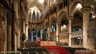 BBC Choral Evensong Canterbury Cathedral 1964 Allan Wicks [upl. by Eceeryt430]