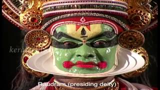 Navarasam in Kathakali [upl. by Ainoet]