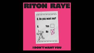 I Don’t Want You RAYE Riton Acapella [upl. by Halladba]