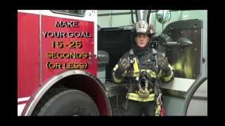 Firefighter SCBA donning  How to improve your quotMask Upquot times [upl. by Selimah94]