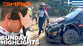 😱 Ogier CRASHES on the Final Stage WRC Acropolis Rally Greece 2024 Highlights [upl. by Lavona265]