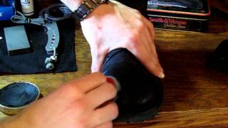 How to Polish Boots amp Shoes [upl. by Suirad]