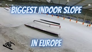 Biggest Indoor Snow Park in Europe  Landgraaf Snowworld in the Netherlands [upl. by Kitchen637]