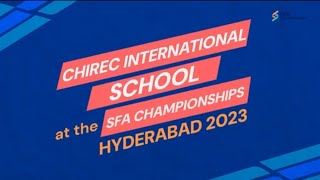 Chirec International school at the 2023 SFA Championships in Hyderabad [upl. by Gladis445]