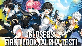 Closers Online Free Action MMO Watcha Playin Gameplay First Look North America amp Europe Alpha [upl. by Teirtza]