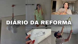 DIÁRIO DA REFORMA  EP 3  obra finalizada e tour no apartamento pós obra 🚧✨  BRUNA EROLES [upl. by Aldridge308]