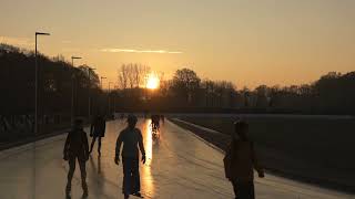 Time Lapse 1ste uur 1ste keer schaatsen seizoen 2023  2024 ijsbaan Winterswijk 2 december 2023 GLD [upl. by Walrath244]