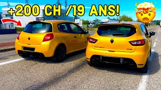 CLIO3RS CUP200CH VS CLIO4RS TROPHY220CH ‼️💛🖤💀 [upl. by Biron130]