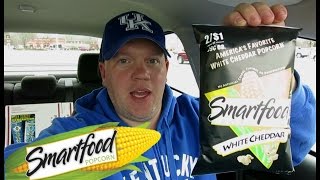 Reed Reviews Smartfood White Cheddar Cheese Popcorn [upl. by Llenwahs]