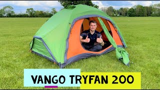 Vango Tryfan 200 Tent Review  A BEAST of a 2 person backpacking tent [upl. by Aeila600]