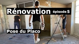 Rénovation pose de placo épisode 5 DIY [upl. by Irv]