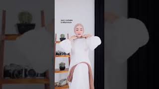 Tutorial Hijab Pashmina Plisket Simple [upl. by Atinnod]