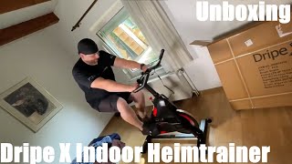 Dripe X Indoor Heimtrainer mit magnetischem Widerstand 2021 aktualisierte neue Version superleise [upl. by Ysak]