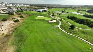 Golf Royal Óbidos  drone aerial video  hole09 [upl. by Sorcim]