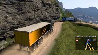 eurotrucksimulator2 tırcı Kirkenes Maden Yolu Takılmaca [upl. by Annaeel]