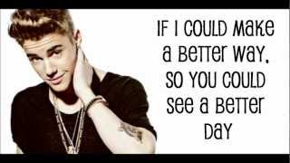 Justin Bieber  I Would Lyrics [upl. by Ecirtemed334]