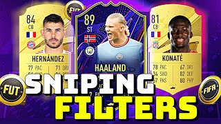 These SNIPING FILTERS Will Make You 100K RIGHT NOW 🤑 FIFA 23 Sniping and Bulk bidding Filters [upl. by Carlyle317]