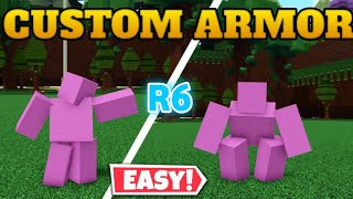 EASIEST WAY TO BUILD CUSTOM ARMOR  Build A Boat For Treasure [upl. by Hammock646]