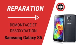 Samsung Galaxy S5  Démontage et désoxydation [upl. by Vigen]