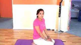 Kiran Sawhney demonstrates Yoga postures to strengthen back [upl. by Hazlip206]