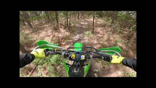 Garmin Etrex 22x Test with GoPro Mount KLX300R [upl. by Jeritah]