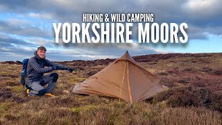 Hiking amp wild camping in the Yorkshire Moors [upl. by Llehcsreh]