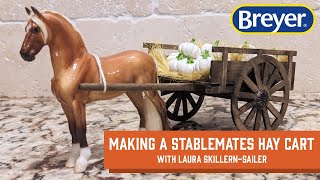 🍂 Creating a Stablemates Hay Cart Workshop  Breyer Model Horses [upl. by Hcib582]