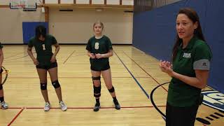 Volleyball Warmups amp Passing Drills [upl. by Enoryt]