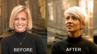 How to Create a Modern Short Cut 2016 Inspired by Clair Underwood Pixie Cut [upl. by Acinyt]