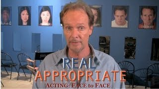 ACTING TIP 2 BEING REAL vs BEING APPROPRIATE [upl. by Iur799]