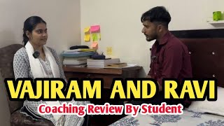 vajiram and Ravi coaching review  javiram and Ravi coaching review 2023  old Rajendra Nagar pg [upl. by Krakow]