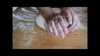 How to knead bread or a focaccia dough [upl. by Dorkus]