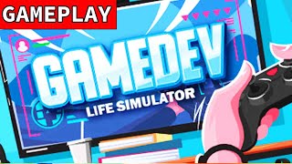 GameDev Life Simulator Gameplay HD 1080p 60FPS  No Commentary PC [upl. by Senga]