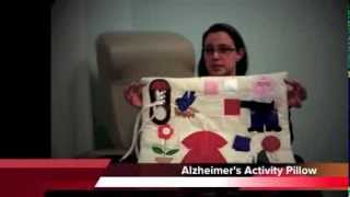 EasierLiving Denises Demos Alzheimers Activity Pillow [upl. by Yelruc797]