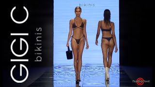 GIGI C Resort 2019 Swimwear Collection Runway Bikini  MiamiSwim PARAISO Fashion Fair  EXCLUSIVE [upl. by Klusek239]