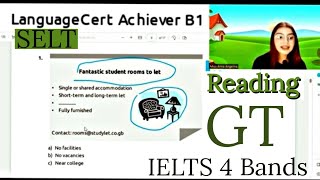 LanguageCert International ESOL SELT B1 Reading Test  Part 1 General Training Reading Exercise 1 [upl. by Aramo]