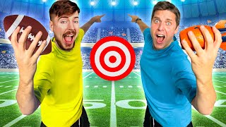 We Beat MrBeasts Football Guinness World Record [upl. by Veats]